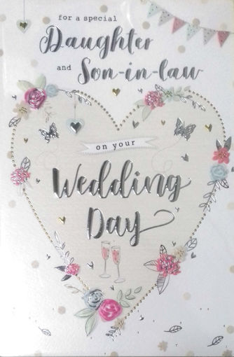 Picture of DAUGHTER & SON IN LAW WEDDING CARD